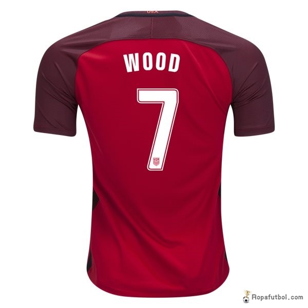 Camiseta Estados Unidos Replica Tercera Ropa Wood 2017